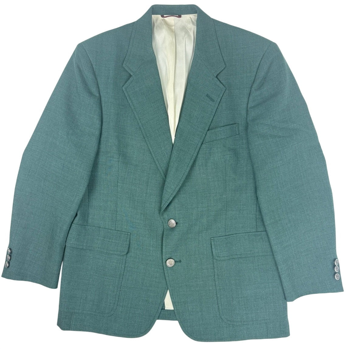 Vintage 60s 70s Jack Nicklaus Golden Bear Green Wool Blend Blazer Men's 42