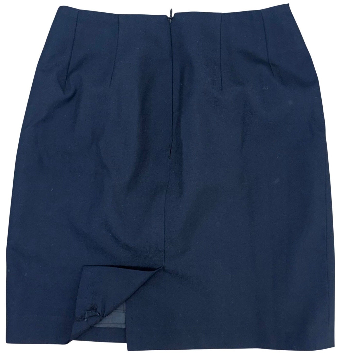Vintage 80s Murphy and Hartelius Navy Skirt Suit Set 6R 8A Career Office USA