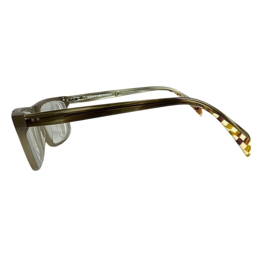 Mikli ML1260 C029 Olive Brown Rectangle Eyeglass Frames France 55-17-140