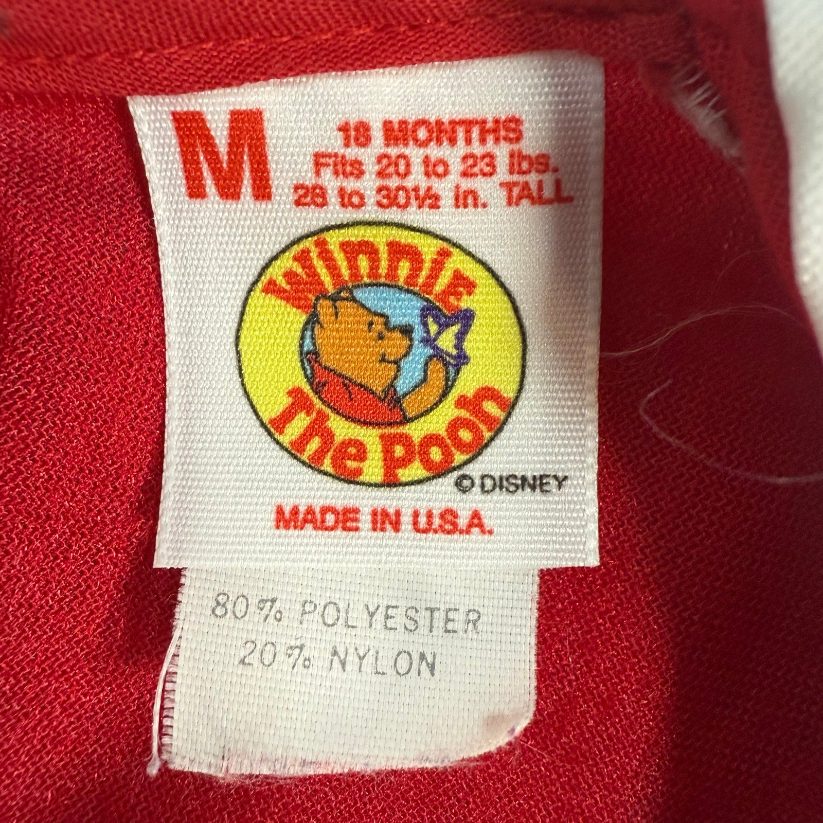 Baby 90s Disney Winnie the Pooh Dress
