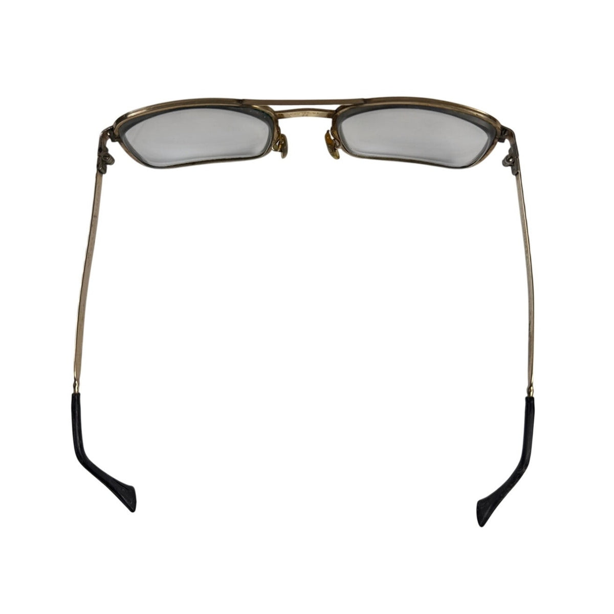 Vintage 60’s SRO Gold 12K Gold Filled Rectangular Eyeglass Frames 5¾”