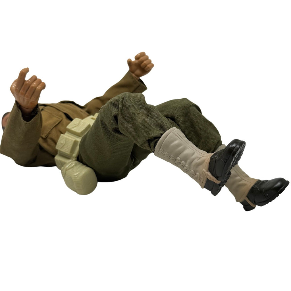 Vintage80s Military Action Figure Soldier Jeep Driver 12” Posable Toy