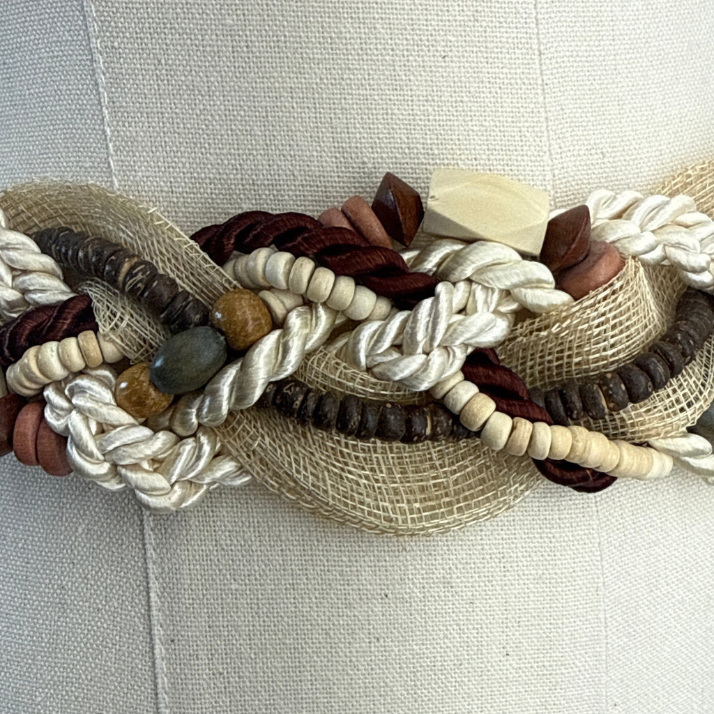 Womens Accessories - Totally 80s Macrame Style belt