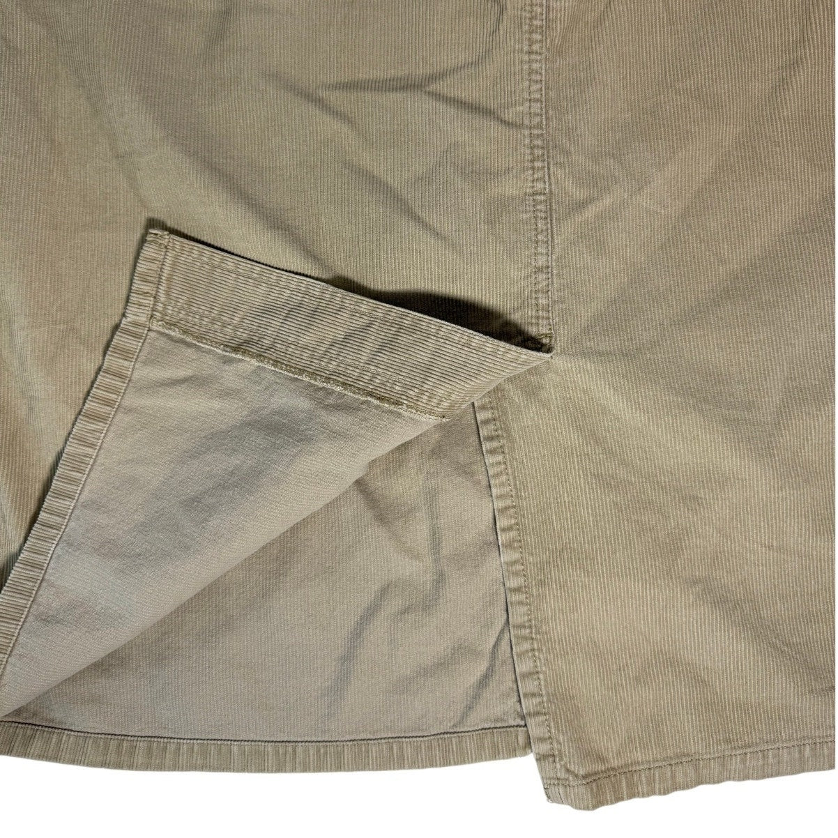 Vintage 90s Women’s 18 Eddie Bauer Tan Corduroy Skirt Western Cotton