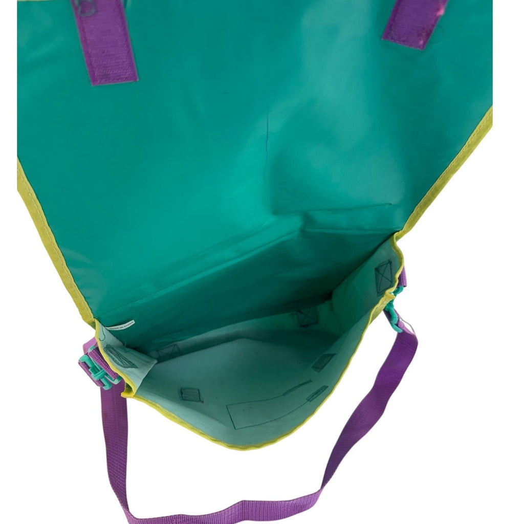Vintage Tupperware Kids Pack 3 Pc Travel Set Suitcase Backpack Garment Bag Teal
