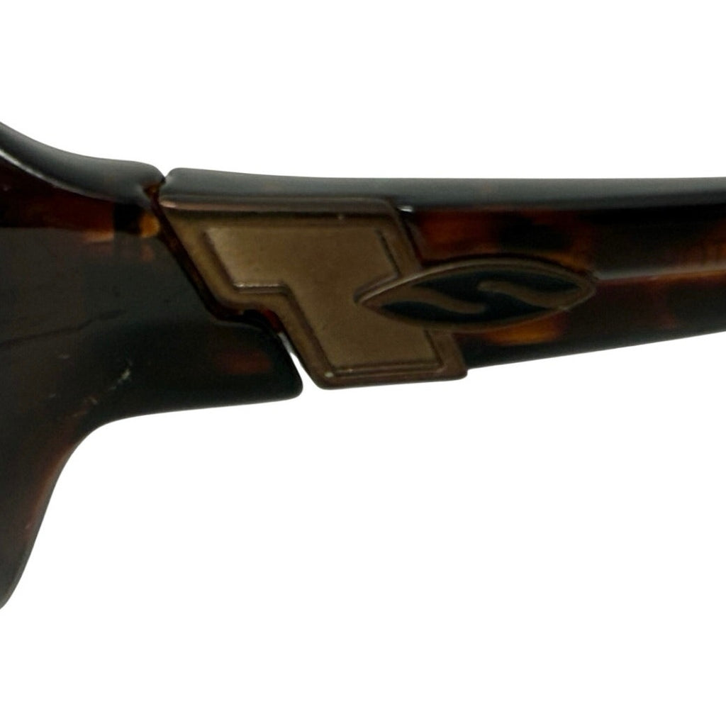 Vintage 00's Men's Smith Capital Techlite Sunglasses Tortoise Brown Wrap 65-14-125 Italy