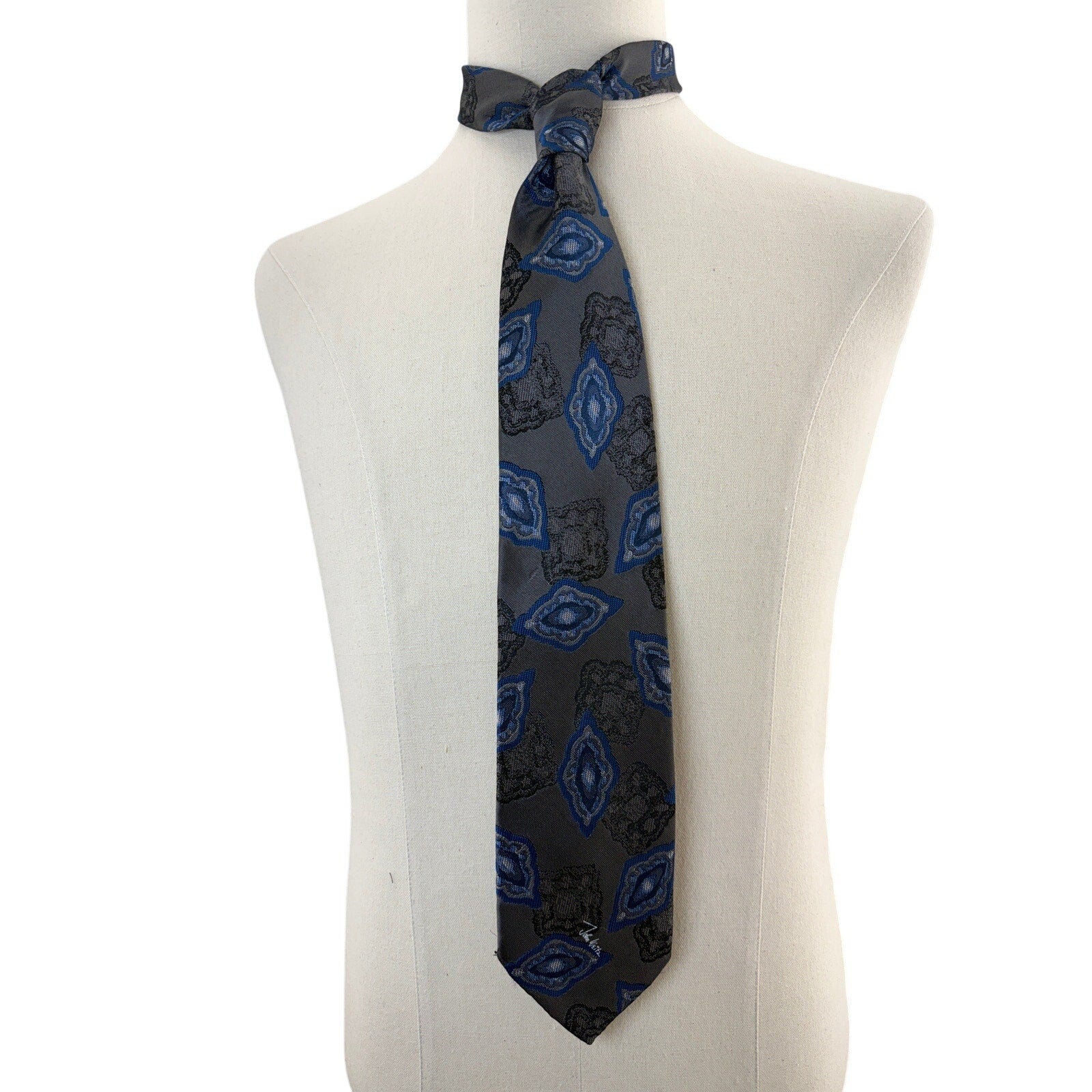 Mens 90s John Weitz Signature Necktie