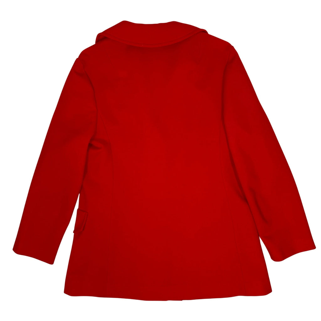 Vintage 70s Montgomery Ward Women’s 13/14 Vest & Red Blazer Set Polyester