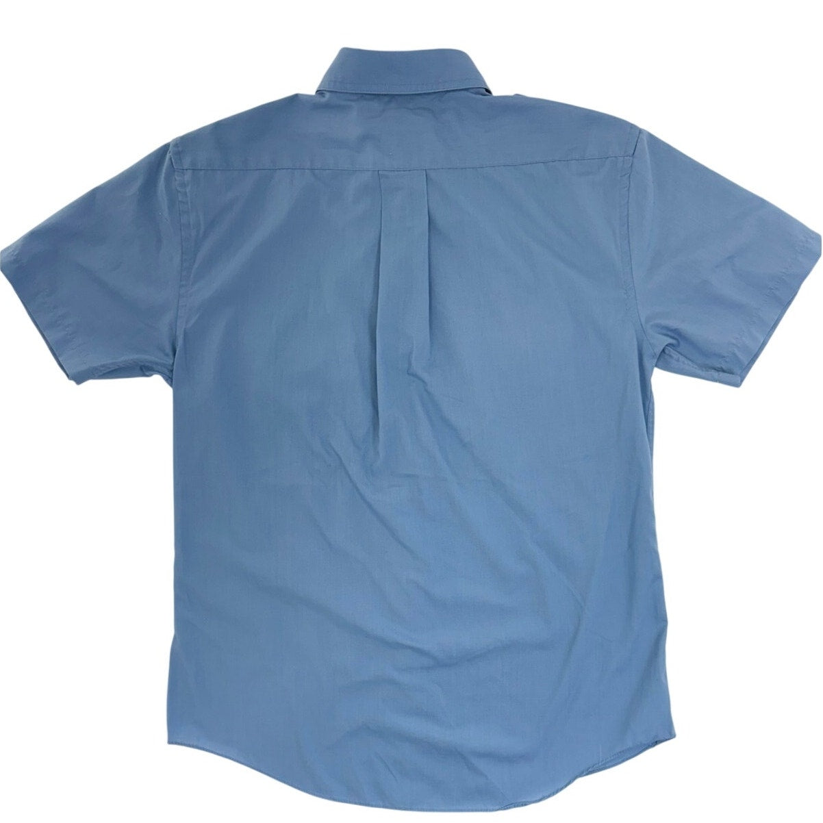 Vintage 80s Mervyn's Collection Blue Safari Utility Shirt Men's Medium