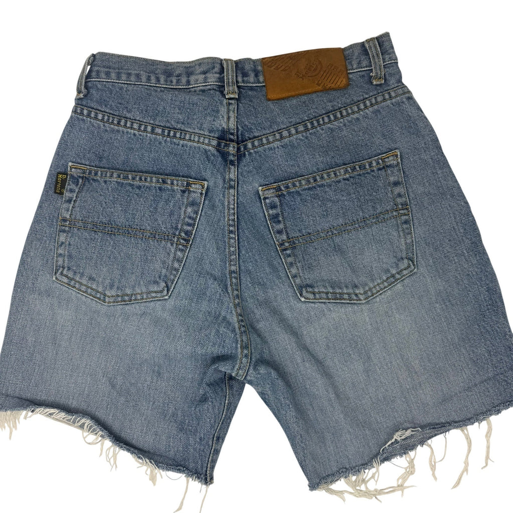 Vintage 90s Women's 27" Cut off Shorts Distressed Hem Dr. Martens Loose Fit USA