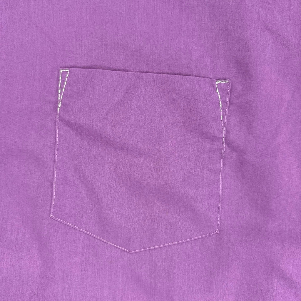 Vintage 70s Kmart Purple Point Collar Long Sleeve Disco Shirt Men’s L