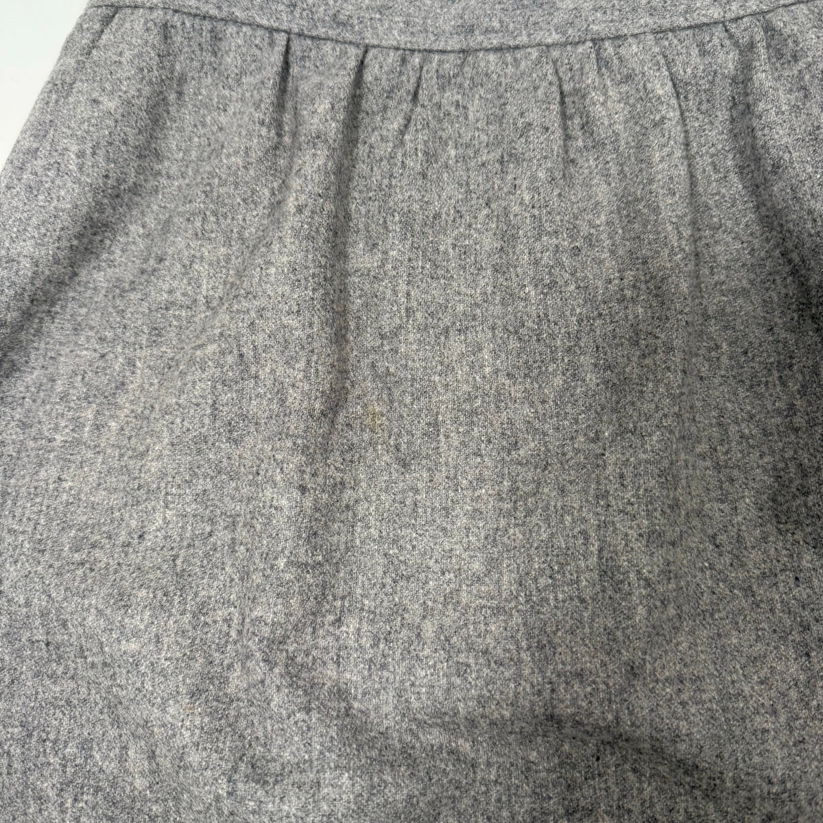 Vintage 80s Evan-Picone Wool Gray Skirt Suit Set USA Made Women's 14