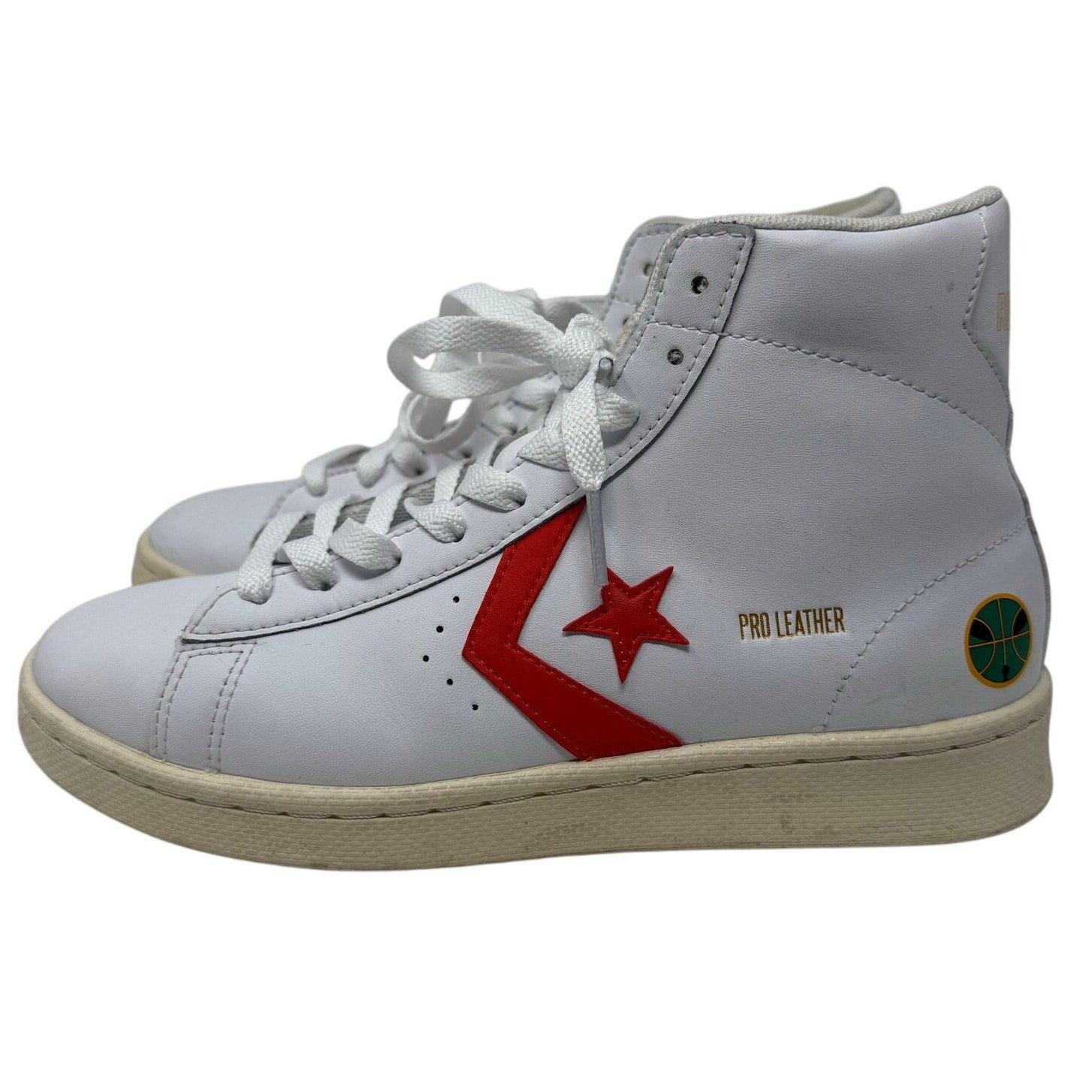 Converse Pro Leather High Roswell Rayguns White Men 5.5 Women 7