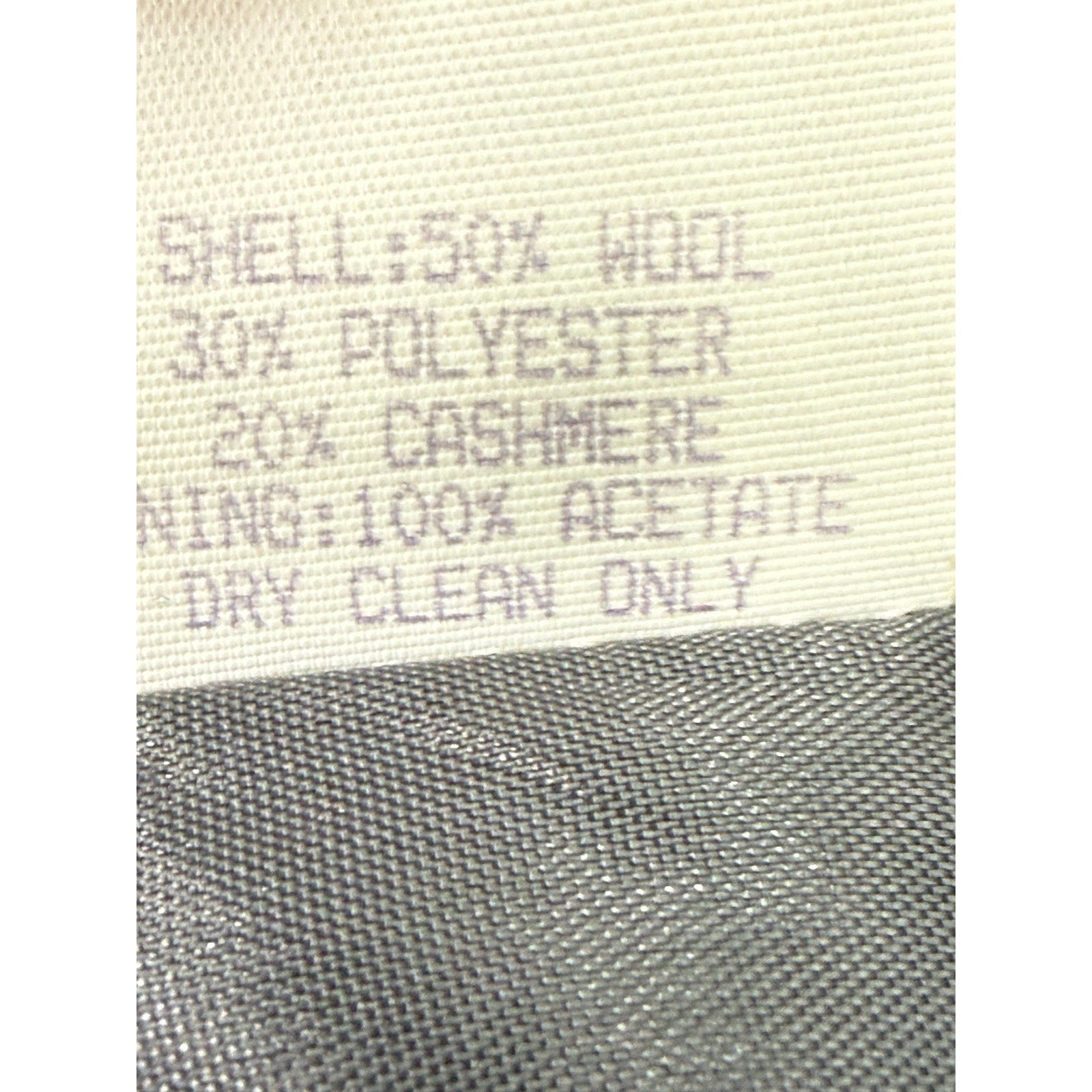 Vintage 80s Women's 2 Ferncroft Gray Wool Cashmere Blend Long Coat USA Made