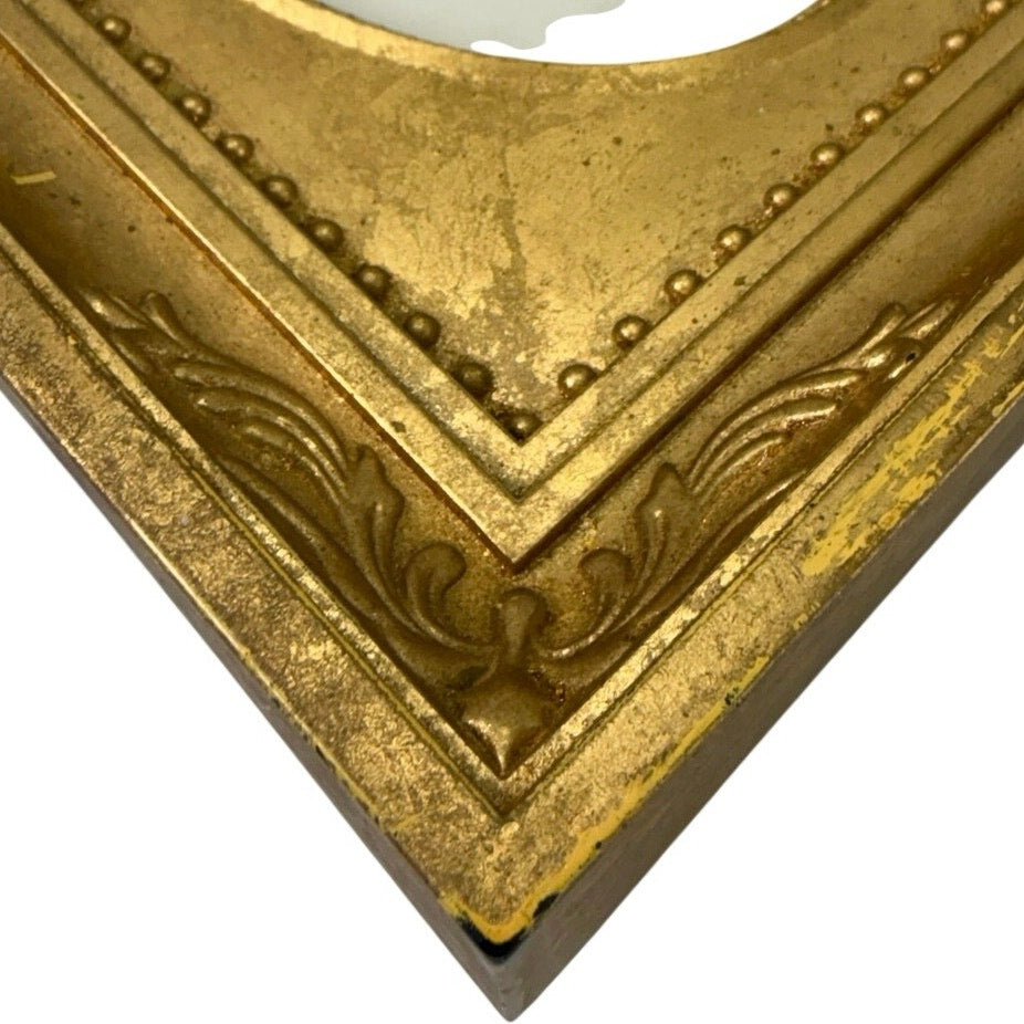 Vintage 90s Gold Multi Opening Collage Picture Frame 7 Photo Ornate 15x12