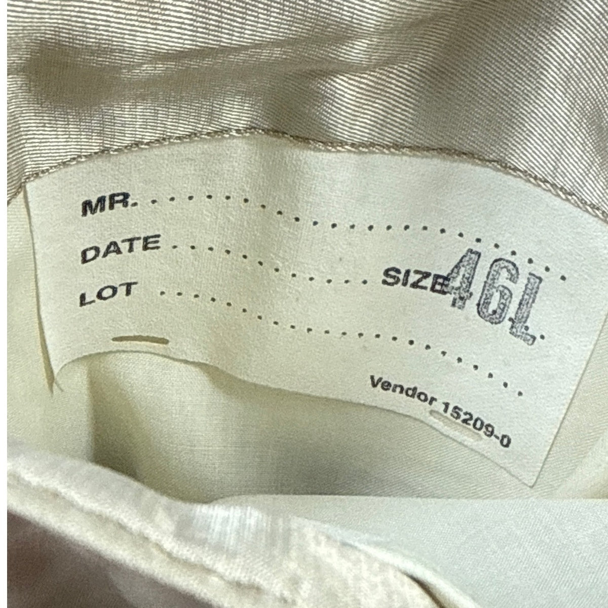 Vintage 90s Stafford Men’s Tan Wool Blend Gold Button Blazer 46L