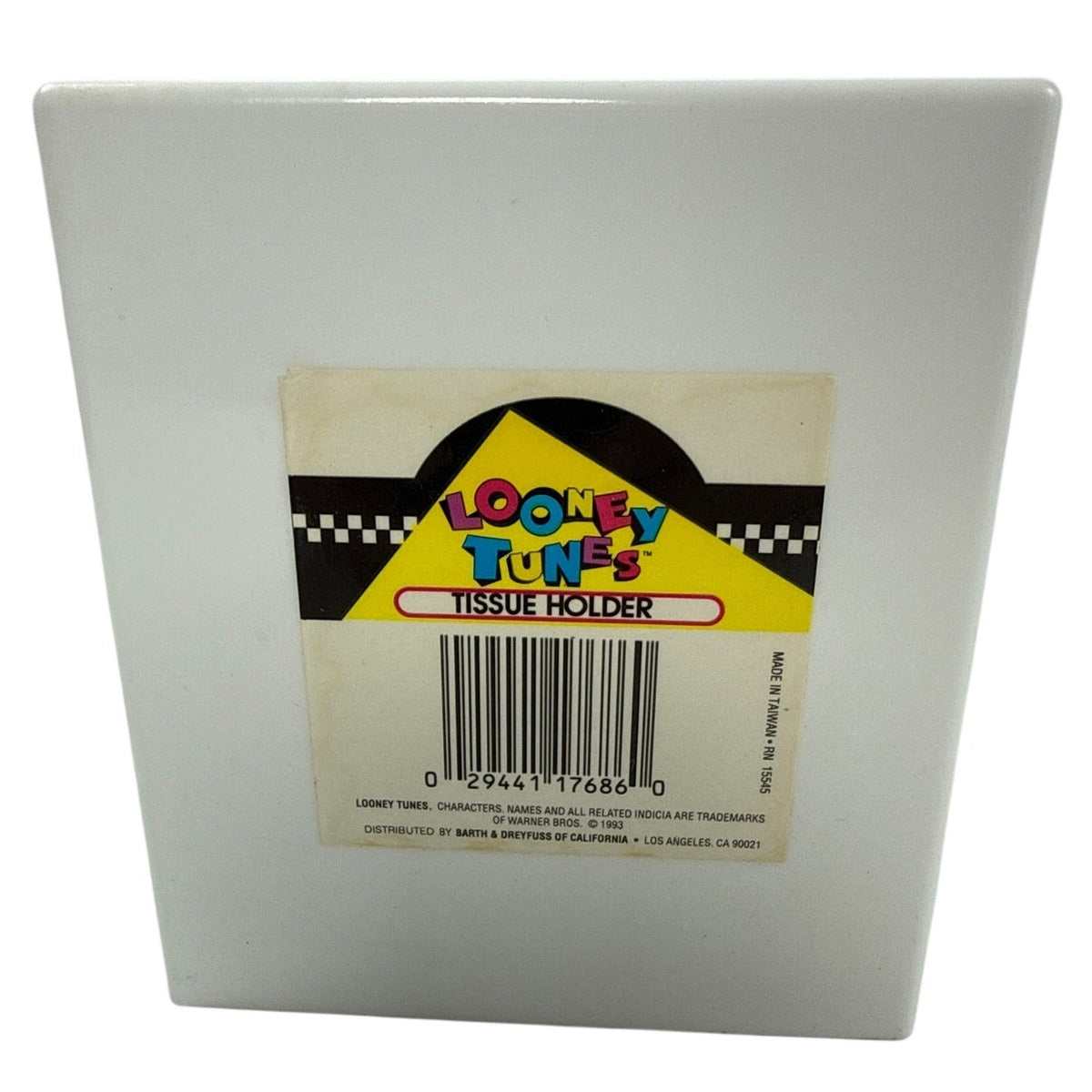 Vintage 1993 Looney Tunes Tweety Sylvester Tissue Box Cover