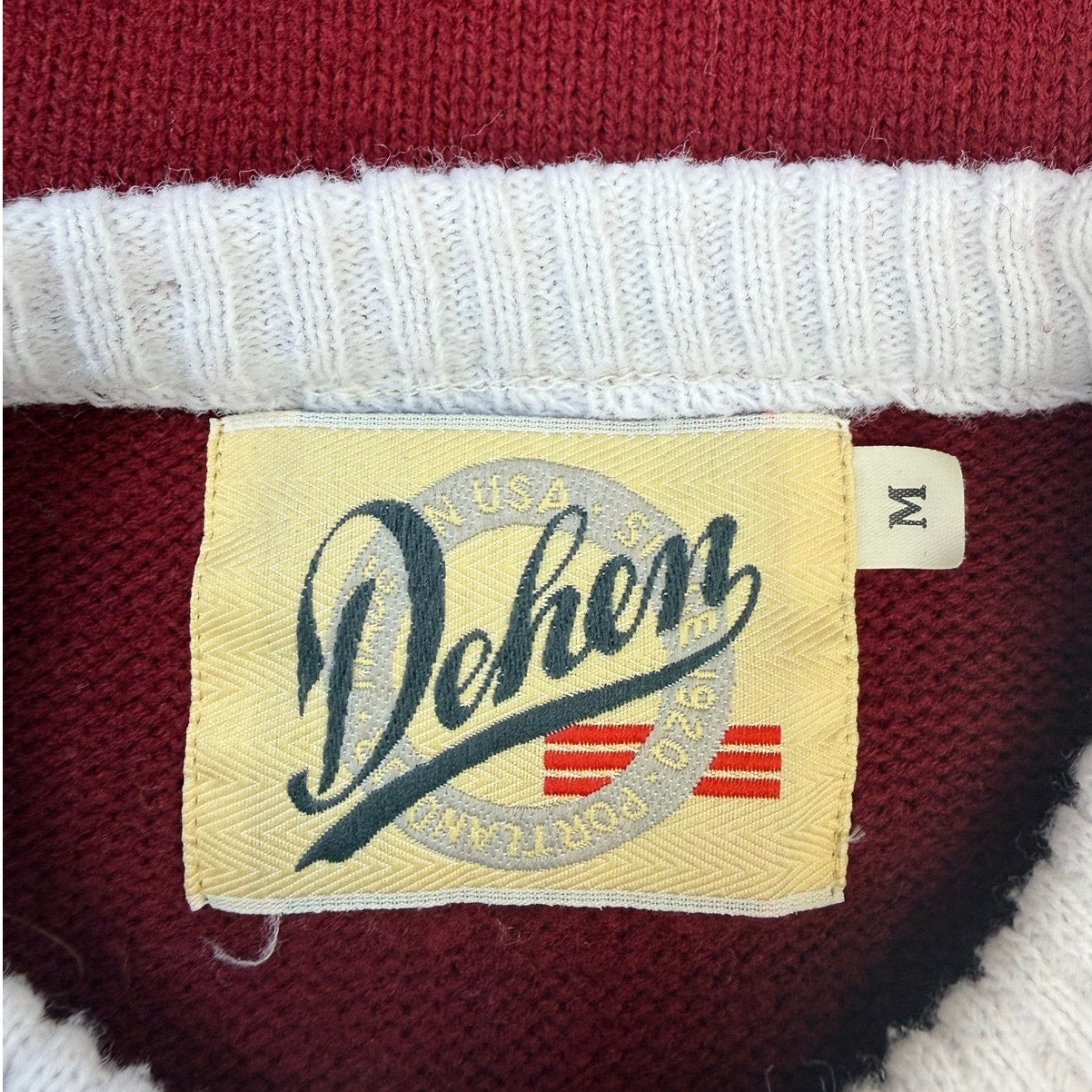 Vintage 60s Dehen Rams Cheerleading Sweater Women's M Portland Oregon USA