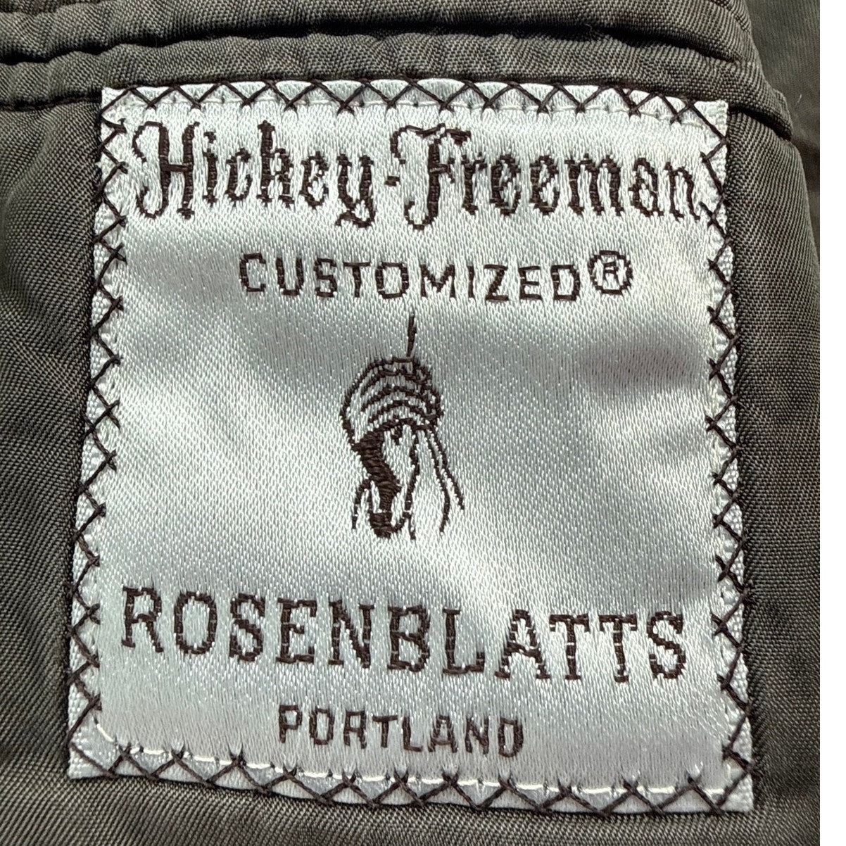 Vintage 70s Hickey Freeman Rosenblatts Brown Windowpane Wool Blazer Men's 42"