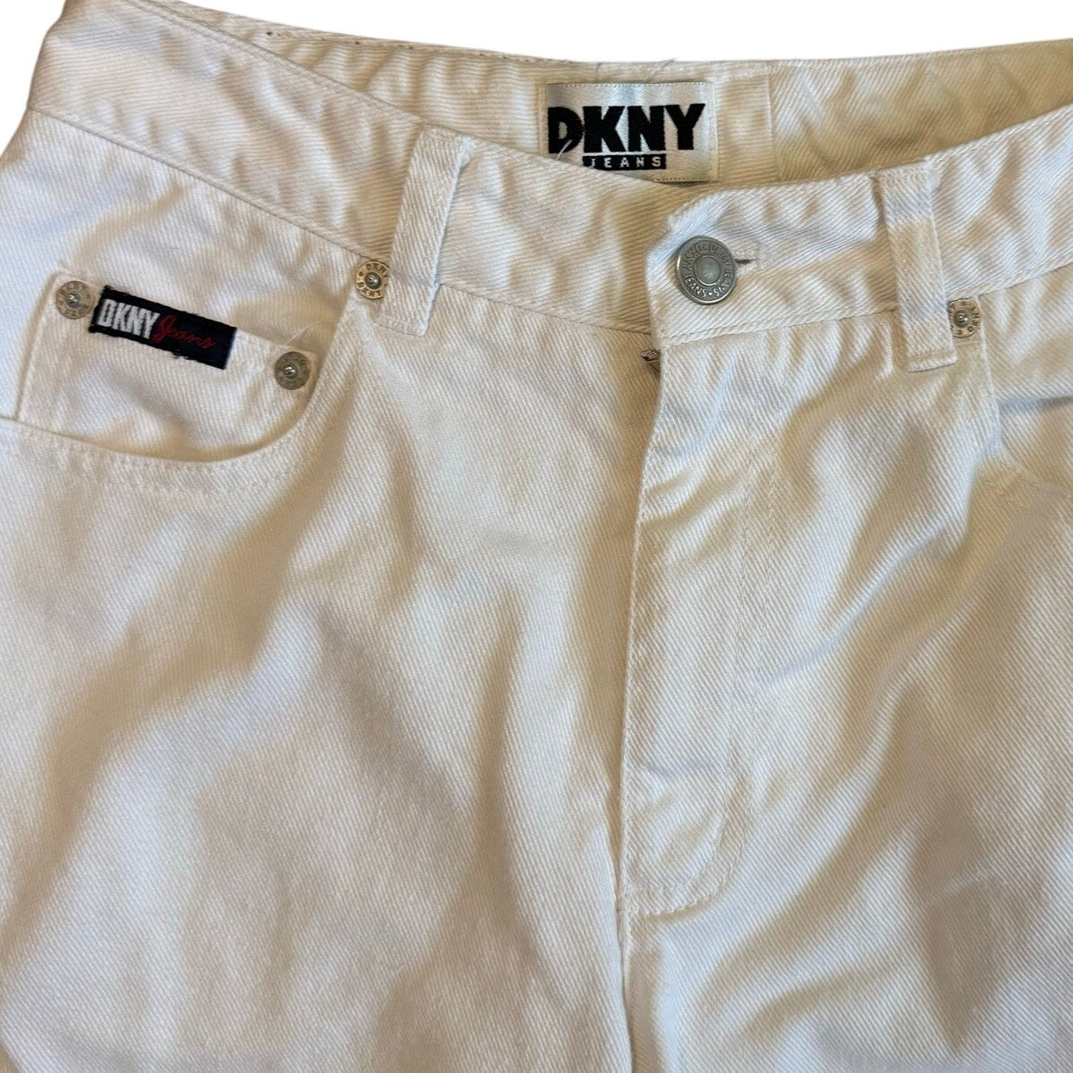 Womens Y2K White Jeans