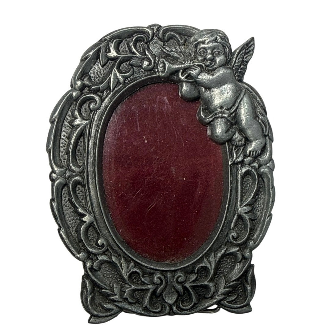 Vintage Taiwan Ornate Mini Picture Frames Set of 6, 2–3”