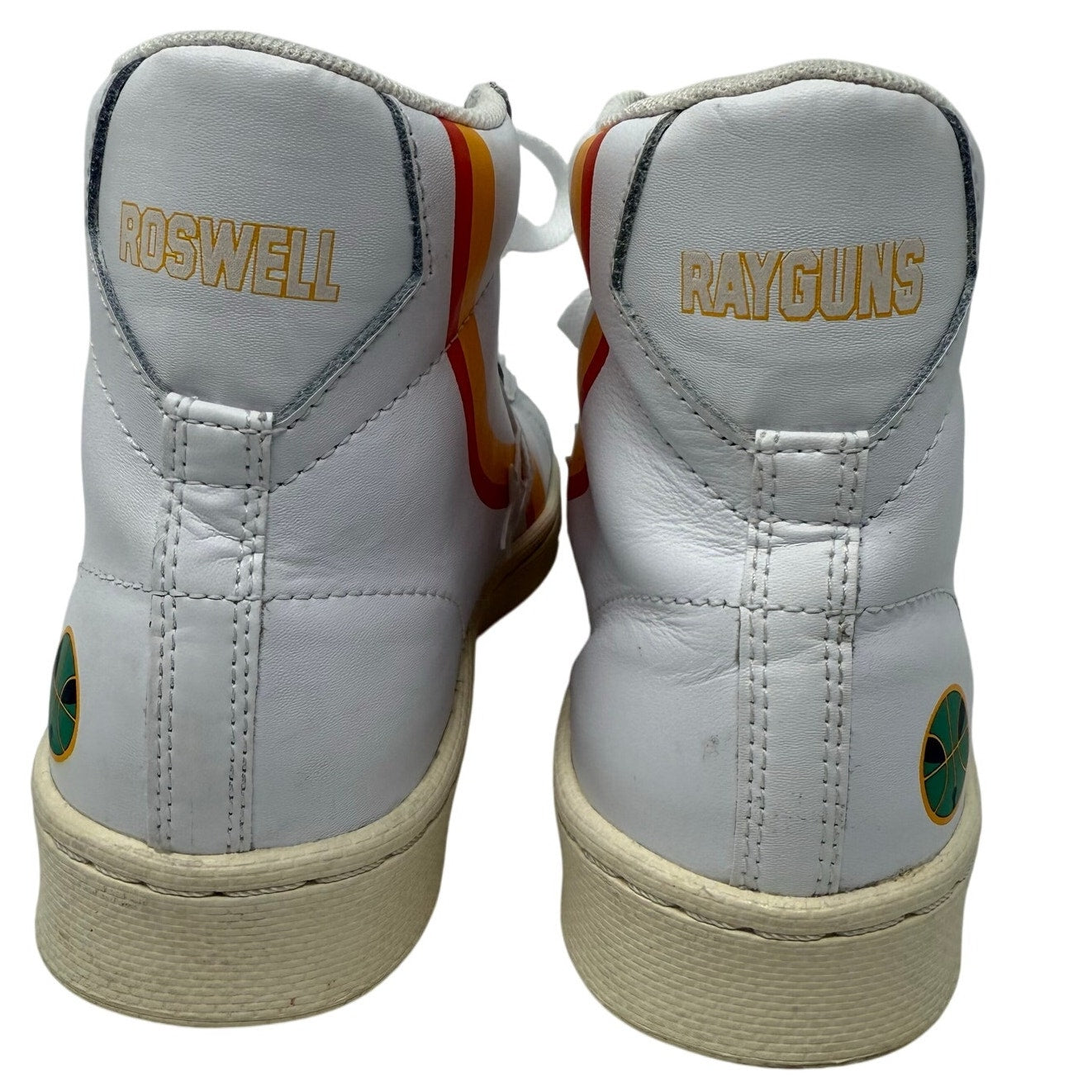 Converse Pro Leather High Roswell Rayguns White Men 5.5 Women 7
