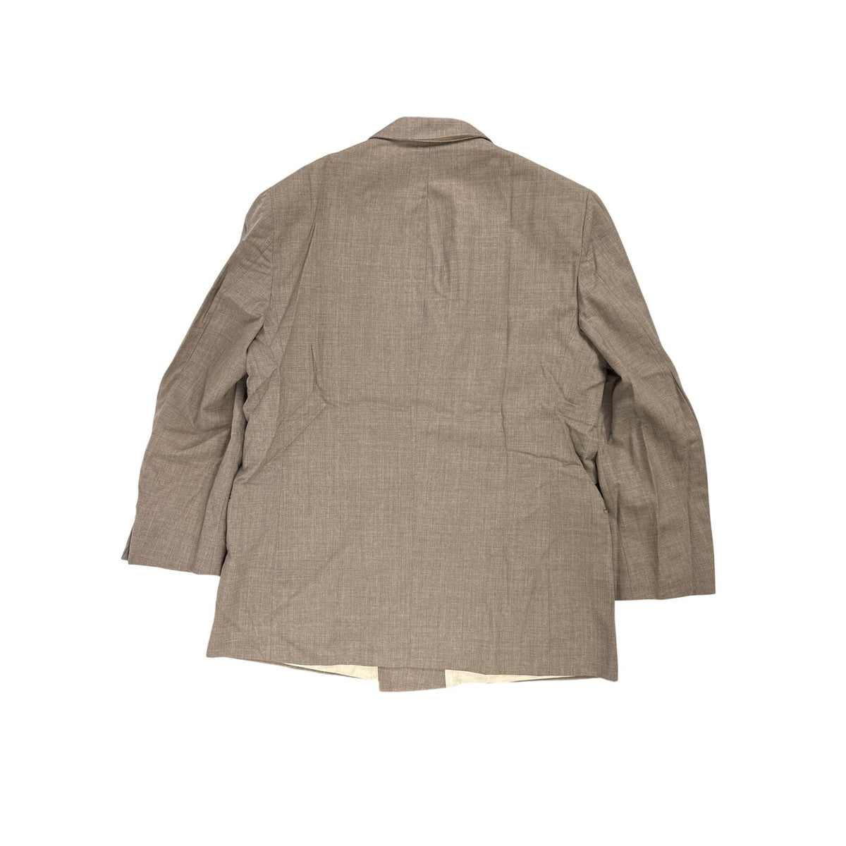 Vintage 90s Stafford Executive Taupe Double Breasted Suit Men's Large USA