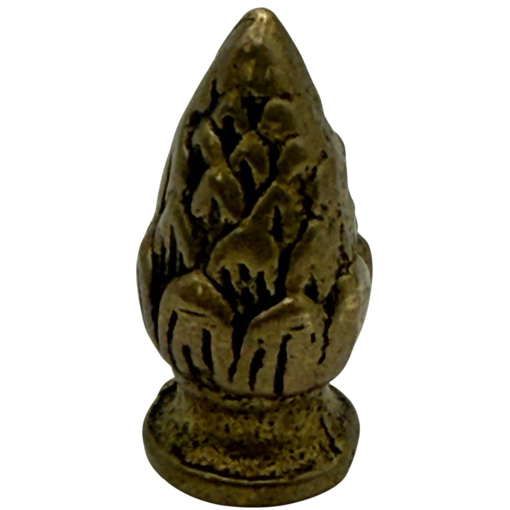 Antique Brass Clip-On Lampshade Adapter Acorn Finial Lamp Shade Holder