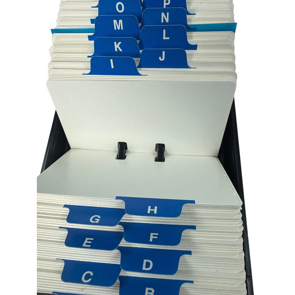 Vintage 1980s Rolodex VIP 24C Smoky Cover Card File Organizer