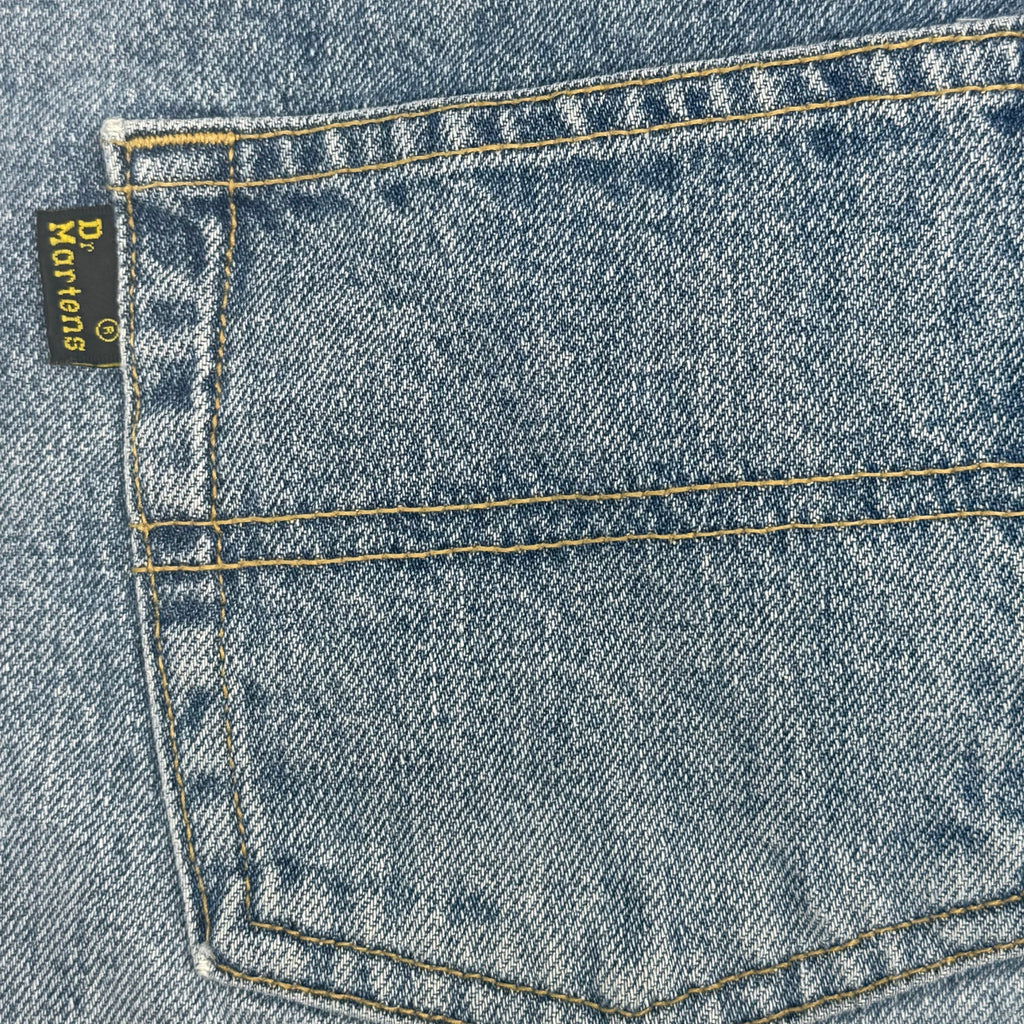 Vintage 90s Women's 27" Cut off Shorts Distressed Hem Dr. Martens Loose Fit USA