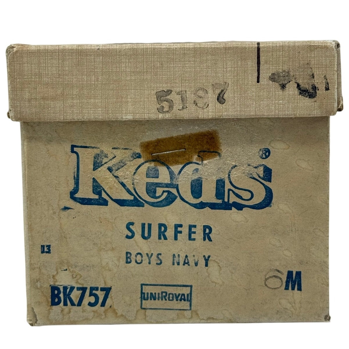 Vintage 60s Keds Surfer Shoe Box Sea’N’ Shore Original Display Storage