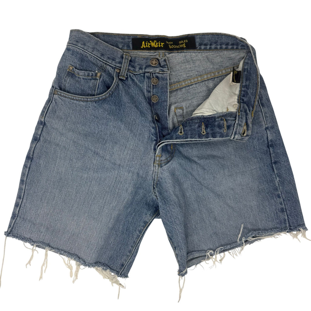 Vintage 90s Women's 27" Cut off Shorts Distressed Hem Dr. Martens Loose Fit USA
