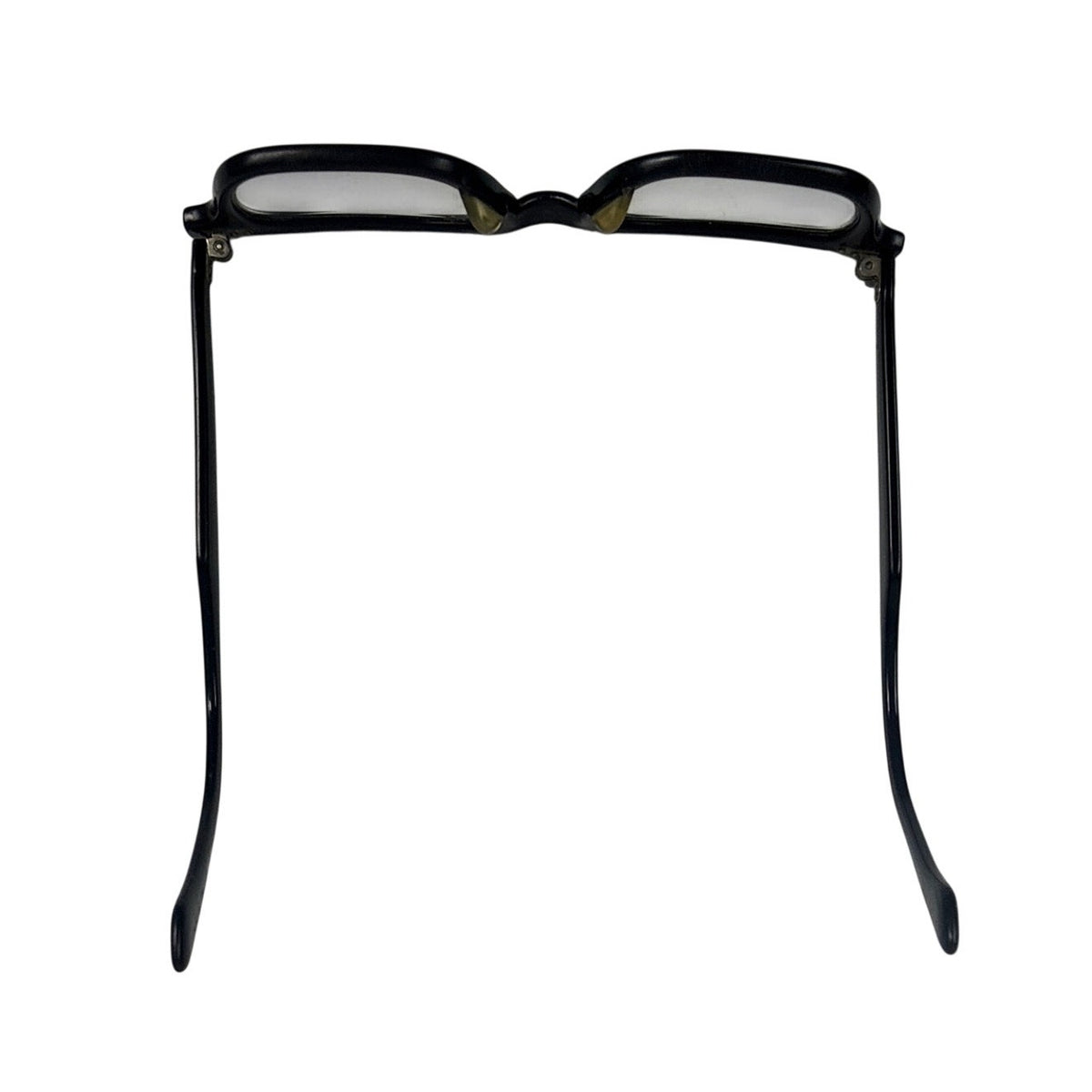 Vintage 50s 60s American Optical Black Horn Rim Eyeglass Frames 5 1/2