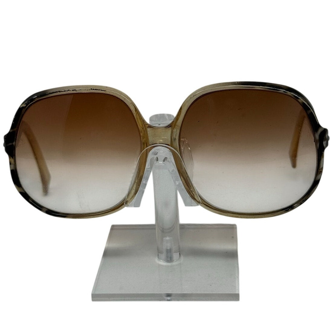 Vintage 90s Women's Frames IL Italy 17957 Oversized Brown Gradient Sunglasses