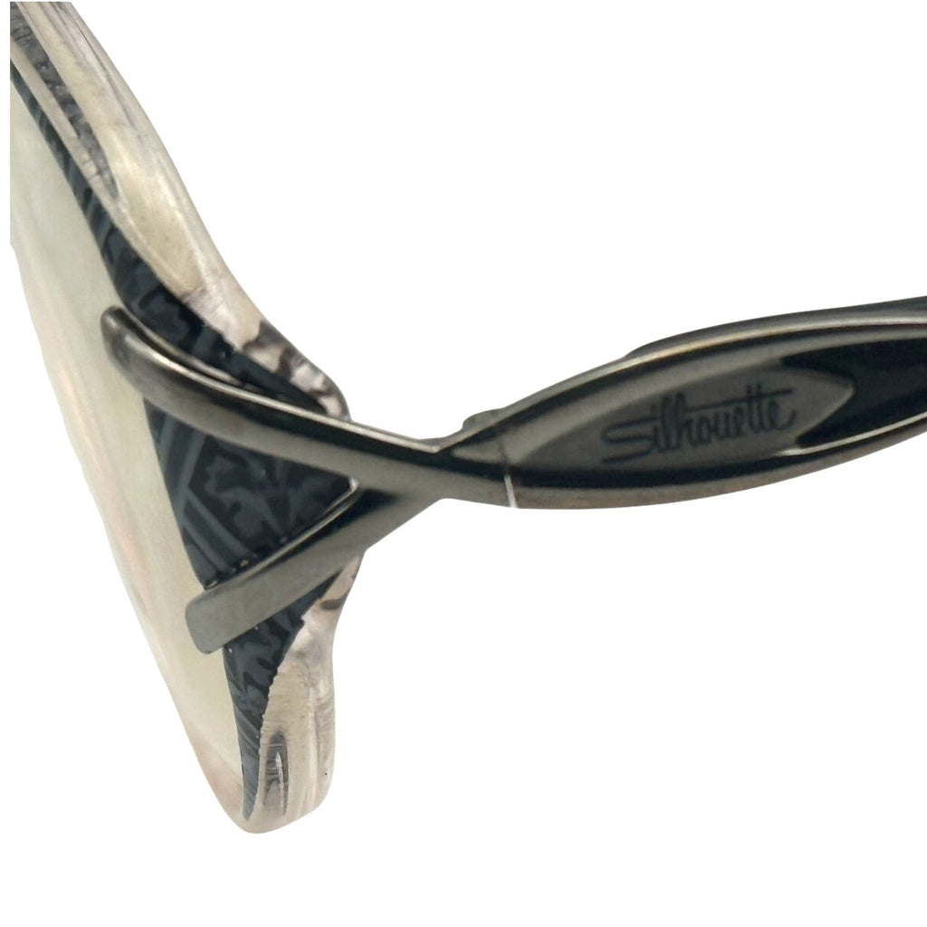 Vintage 90s Silhouette SPX M1883 6060 Austria Eyeglass Frames 56-12-135 Silver