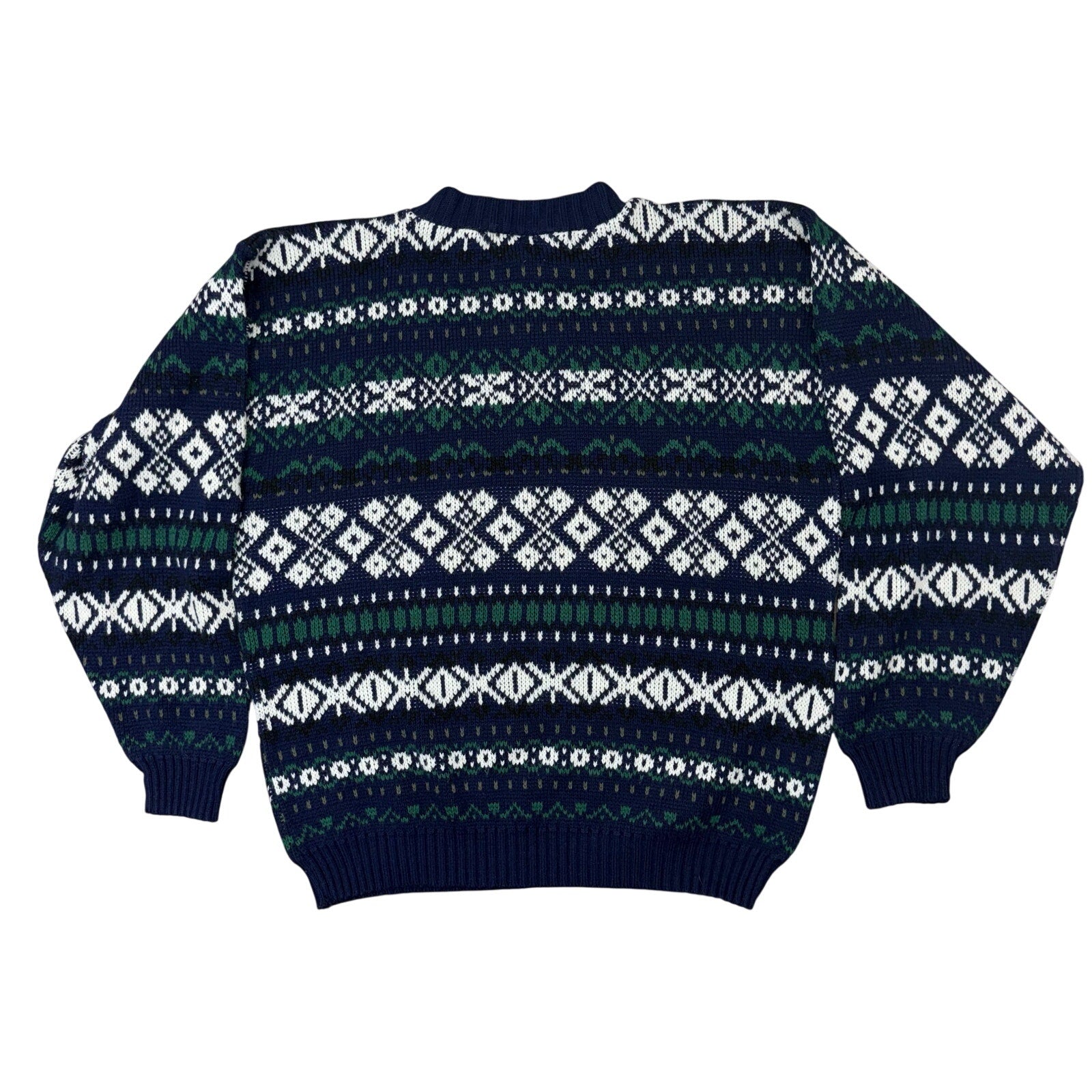Mens 90s Fair Isle Sweater