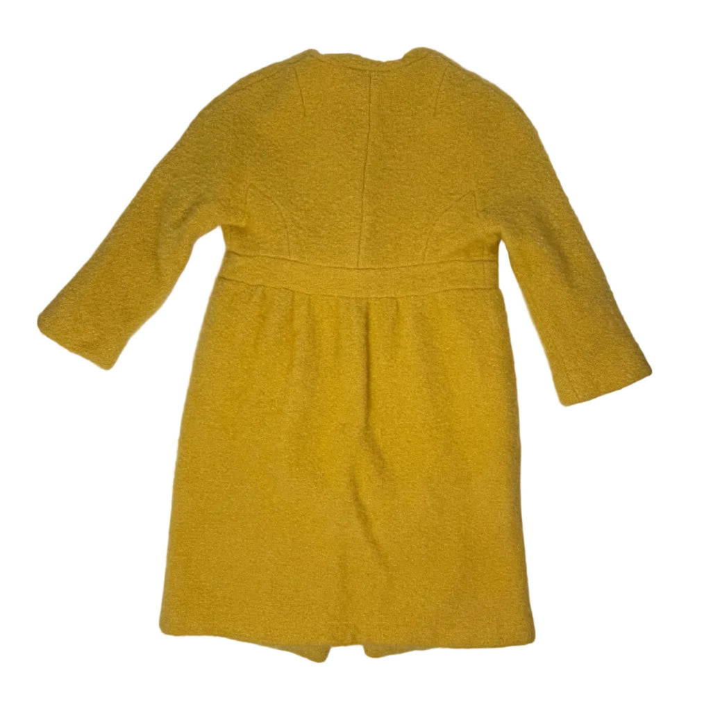 Vintage 60s Lemon Yellow Wool Car Coat Women's XS CuddleCoat Union Made