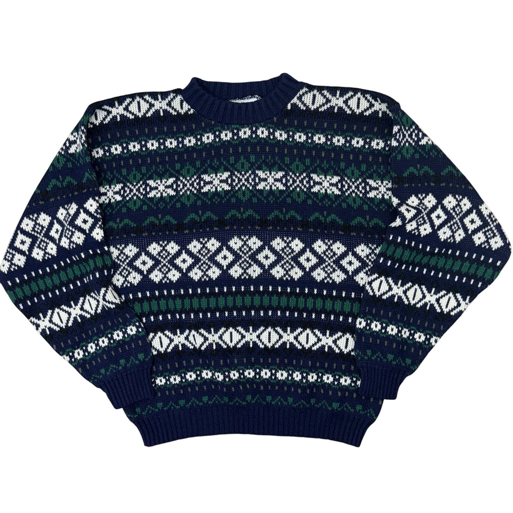 Mens 90s Fair Isle Sweater