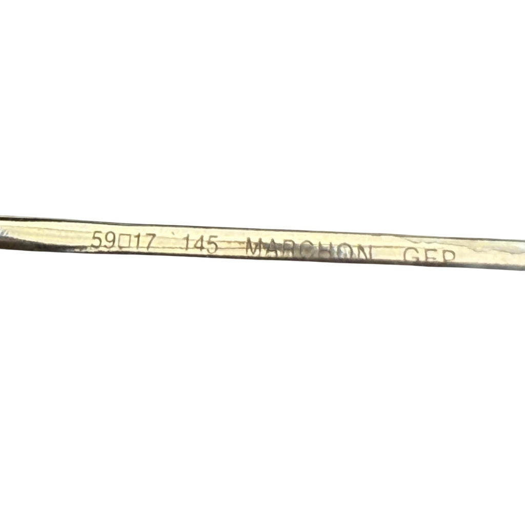 Marchon Flexon GER Flex 17 Gold Eyeglass Frames 59-17-145 Titanium