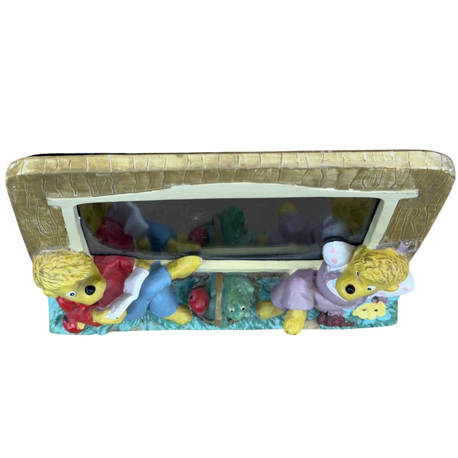 Vintage 90s Berenstain Bears 1991 Princess House Photo Frame 3x4.5