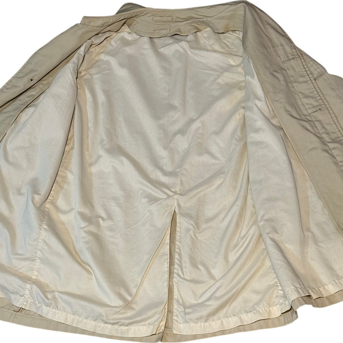 Vintage 70s London Fog Polar Plus Men’s 42L Beige Trench Coat Removable Liner