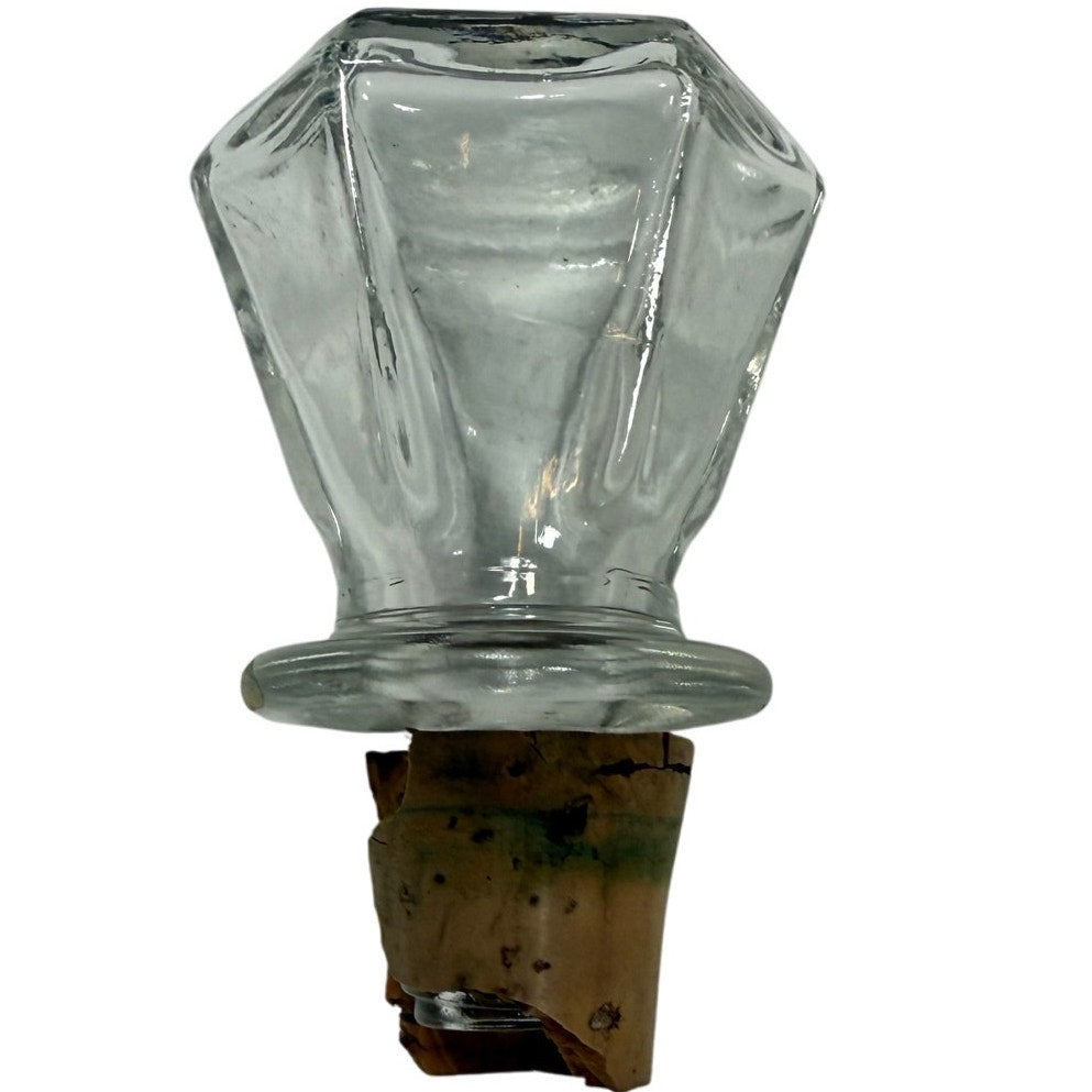 Vintage Old Hickory Straight Bourbon Whiskey Decanter Bottle w/ Stopper