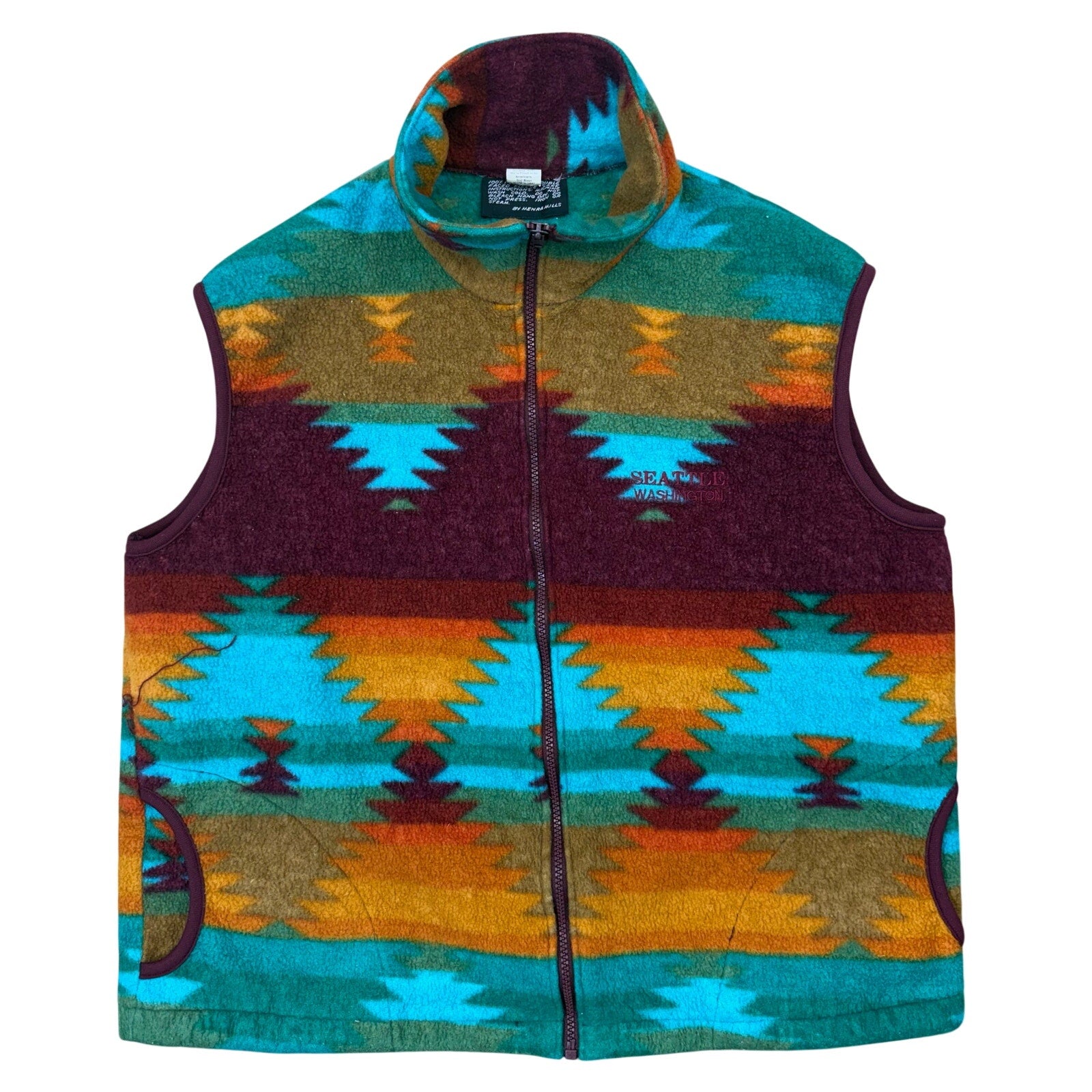 Womens 90s Fleece Vest