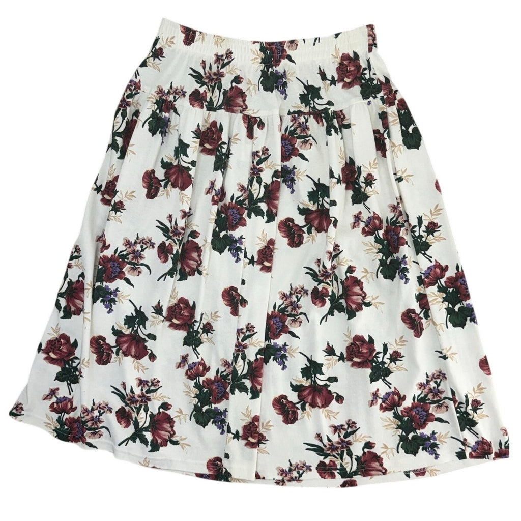 Vintage 90s Fritzi Petites Floral Blouse Skirt Set Women’s Large Petite