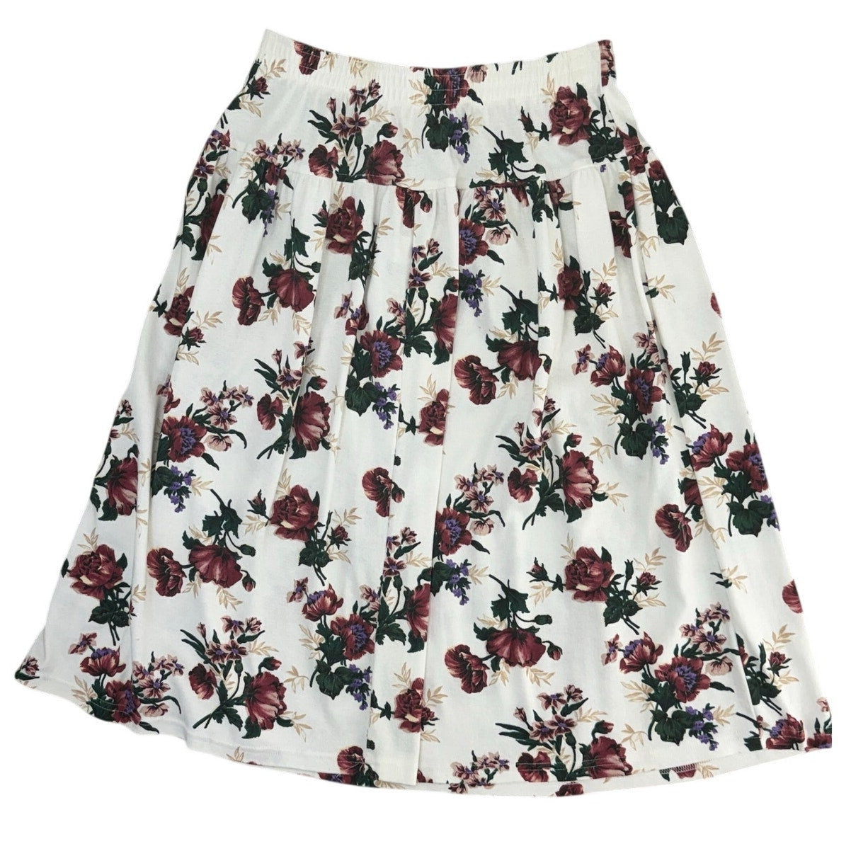 Vintage 90s Fritzi Petites Floral Blouse Skirt Set Women’s Large Petite