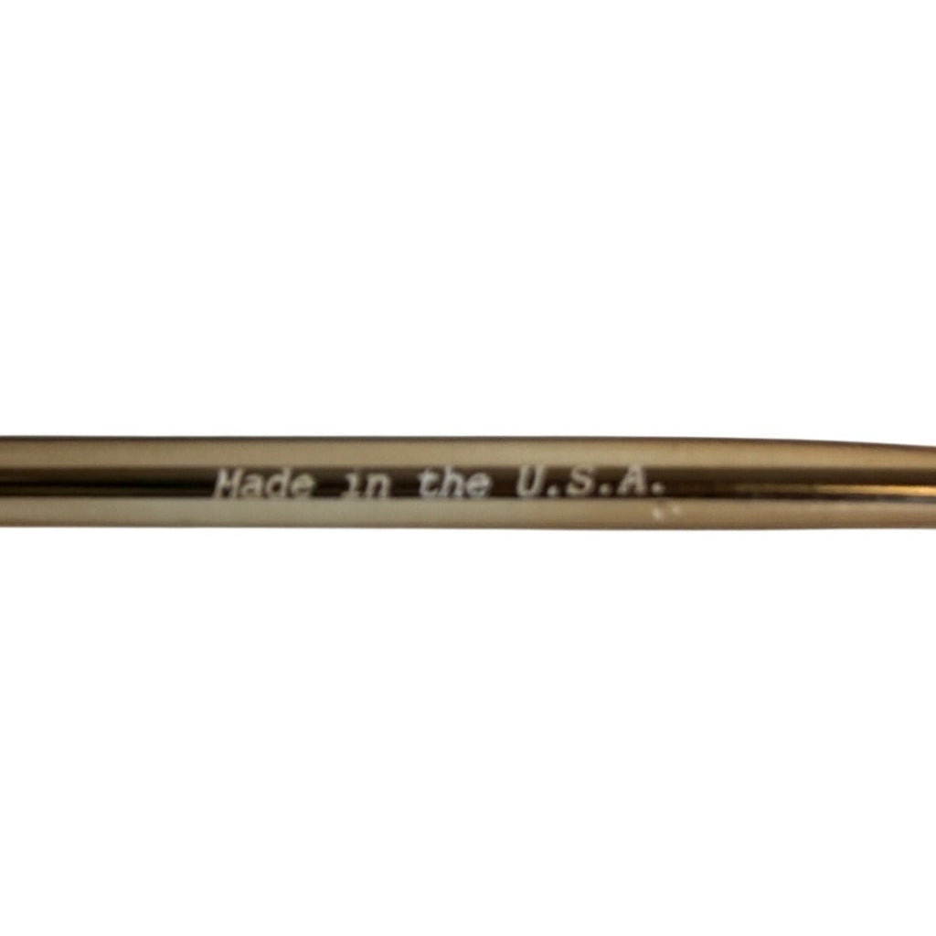 Grant Brown Fade Double Bridge Aviator Eyeglass Frames 55-17-140 Y2K