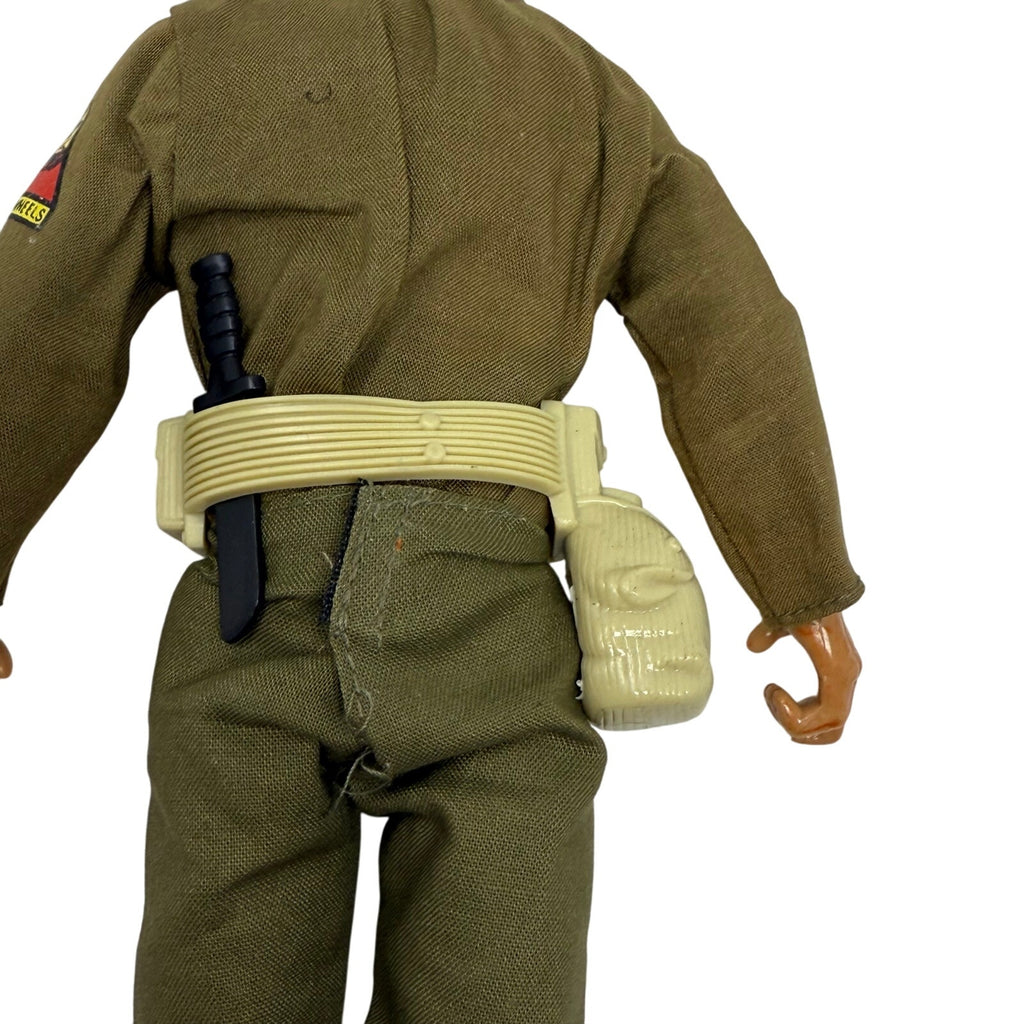 Vintage80s Military Action Figure Soldier Jeep Driver 12” Posable Toy