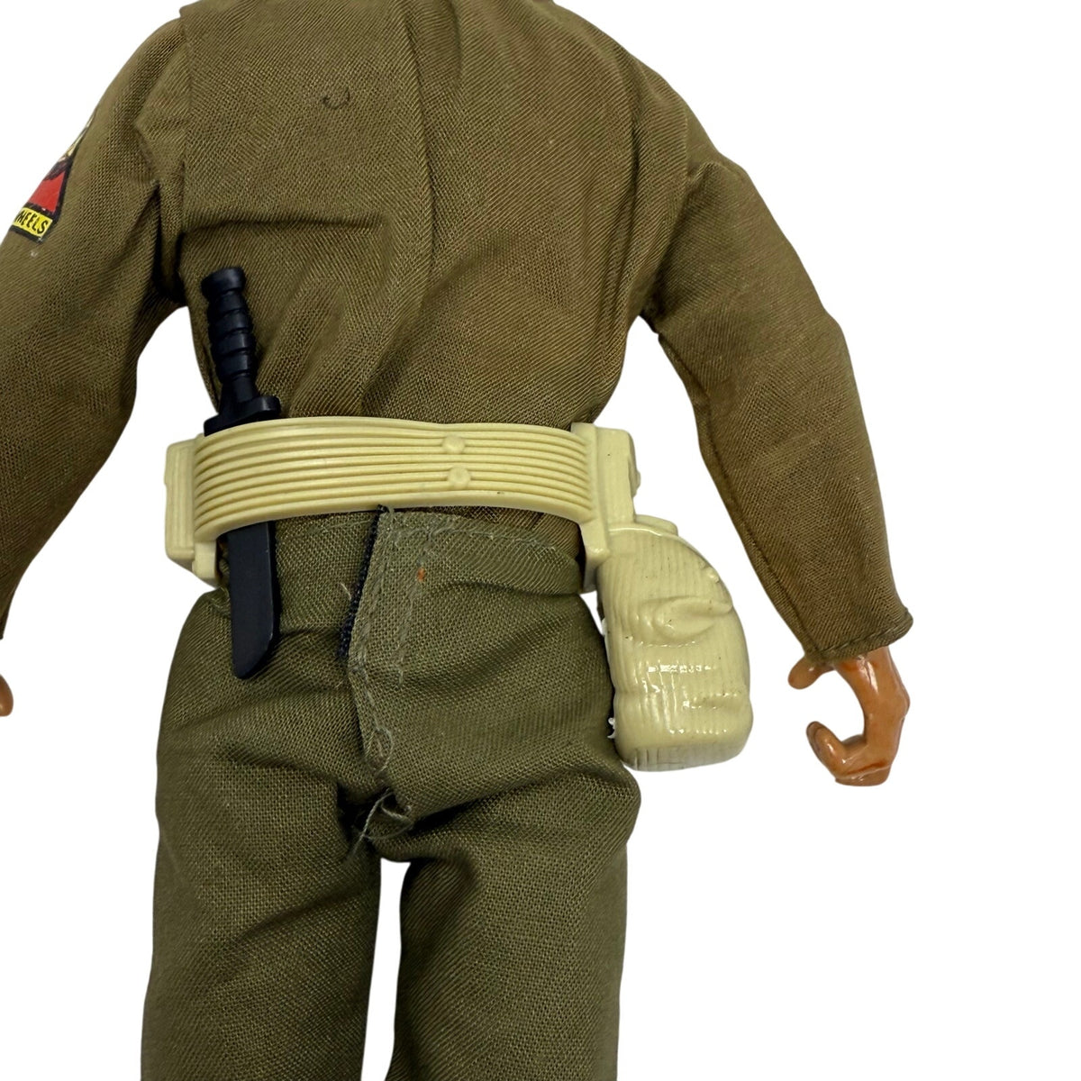 Vintage80s Military Action Figure Soldier Jeep Driver 12” Posable Toy