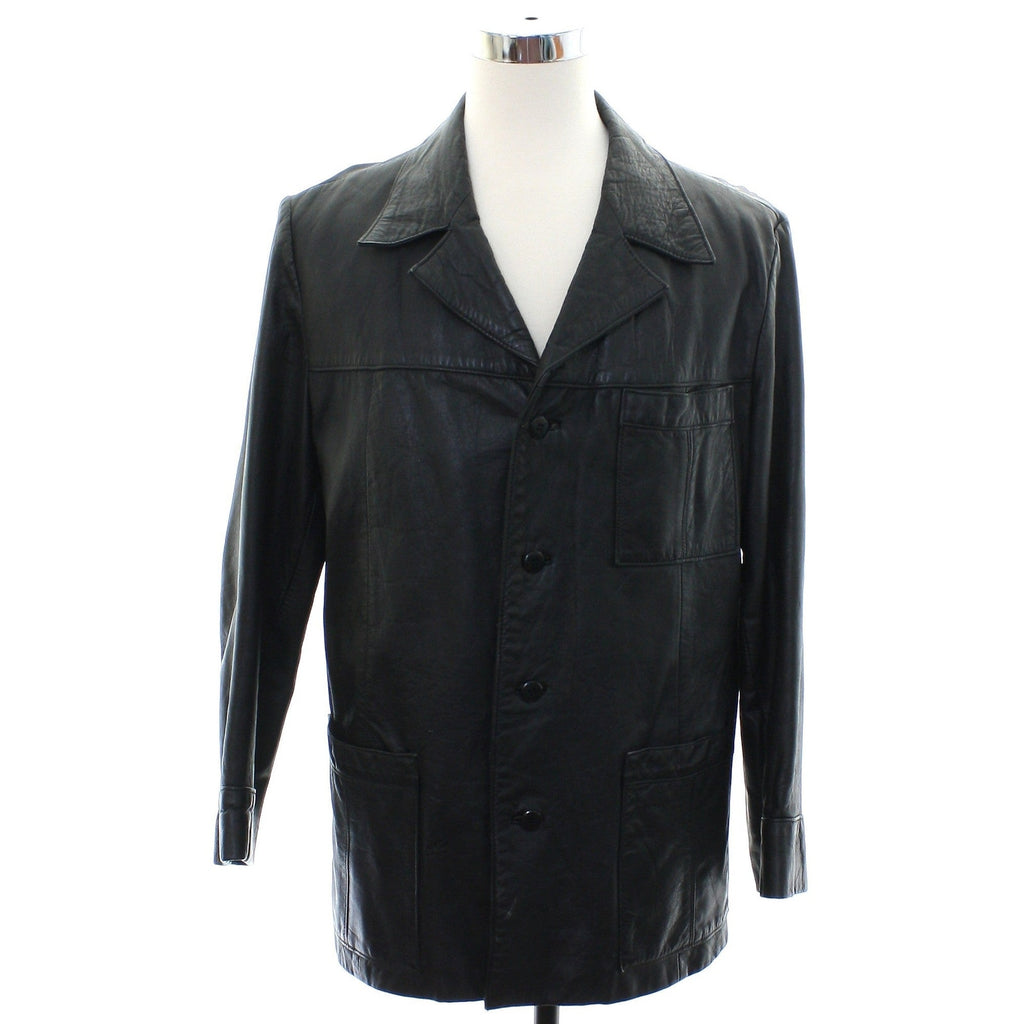 Men's 80s Genuine Leather Jacket