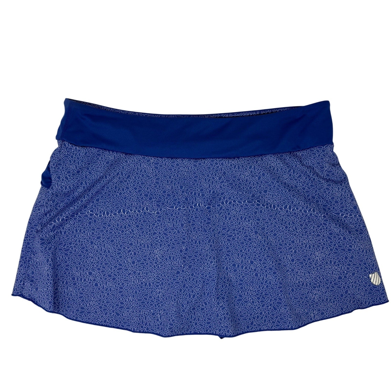 Vintage 2000s K-Swiss Tennis Golf Skirt Skort Built in Shorts Activewear Blue Women's Large